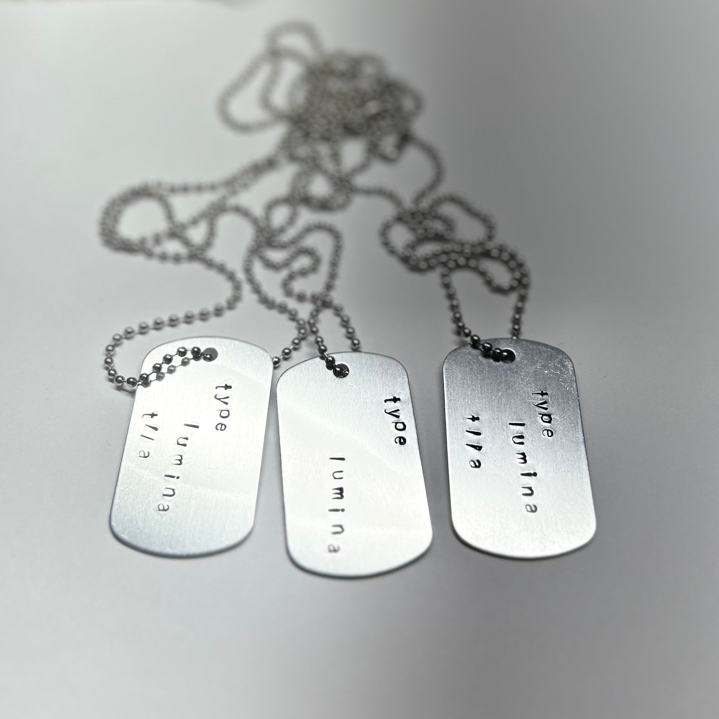 T//A dog tags!