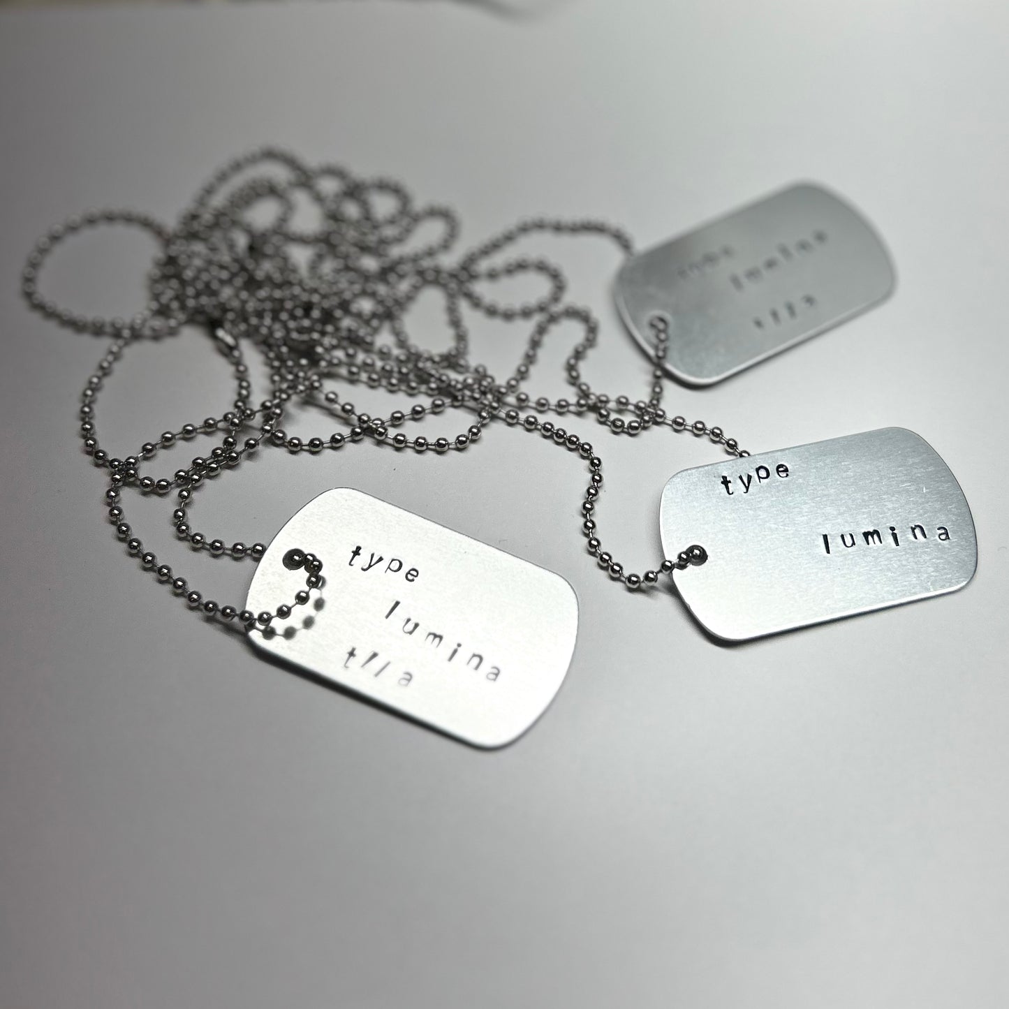 T//A dog tags!